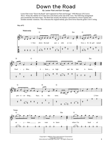 Down The Road (arr. Fred Sokolow)