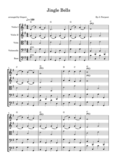 Jingle Bells (with chords)