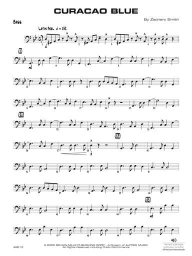 Curacao Blue: String Bass