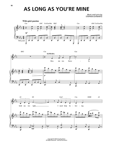 As Long As You're Mine (from Wicked)