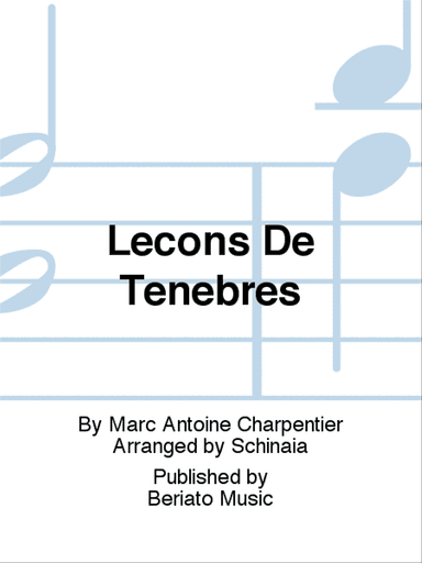 Leçons De Tenebres