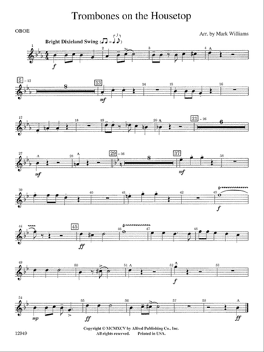 Trombones on the Housetop: Oboe