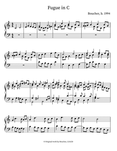 Fugue in C
