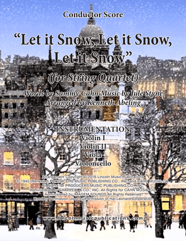 Let It Snow! Let It Snow! Let It Snow!