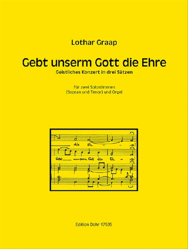 Gebt unserm Gott die Ehre