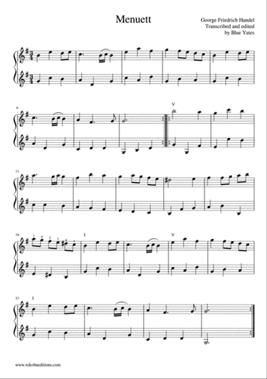 Menuett (George Friedrich Handel)