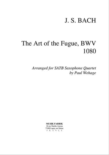 Art of the Fugue (complete)