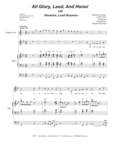 All Glory, Laud, And Honor (with "Hosanna, Loud Hosanna") (Vocal solo)