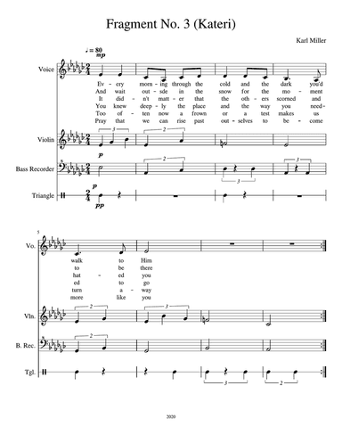 Fragment No. 3 (Kateri)