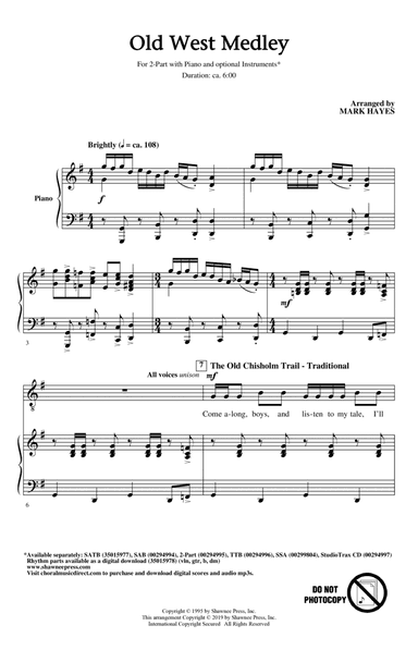 Old West Medley (arr. Mark Hayes)