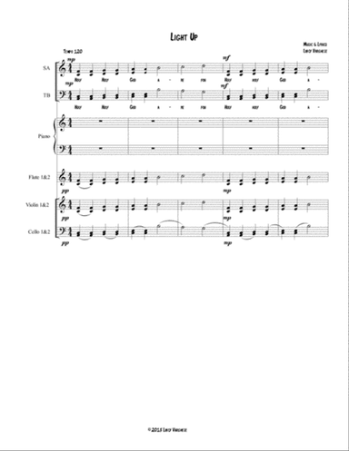 Light Up (SATB)