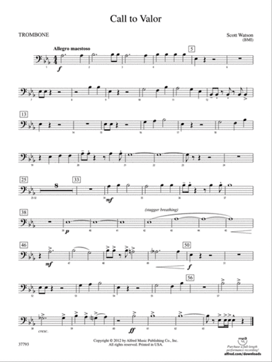 Call to Valor: 1st Trombone