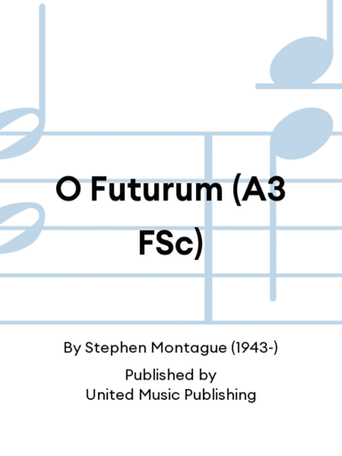 O Futurum (A3 FSc)