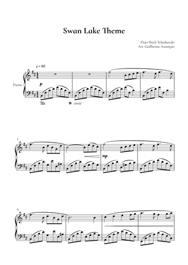 Swan Lake (Theme) - Tchaikovsky