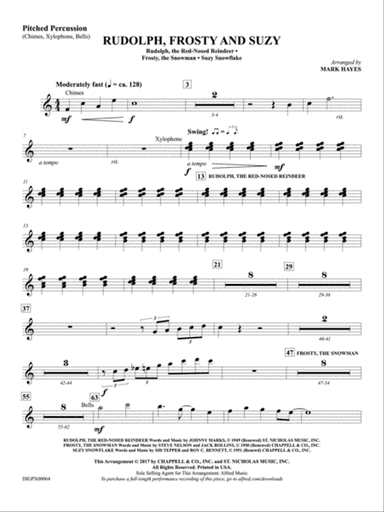 Rudolph, Frosty, and Suzy: Mallets