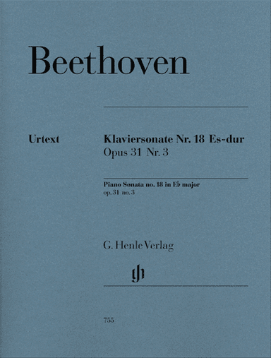 Piano Sonata No. 18 in E Flat Major Op. 31