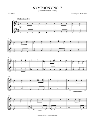 Symphony No. 7 (Second Movement Theme)
