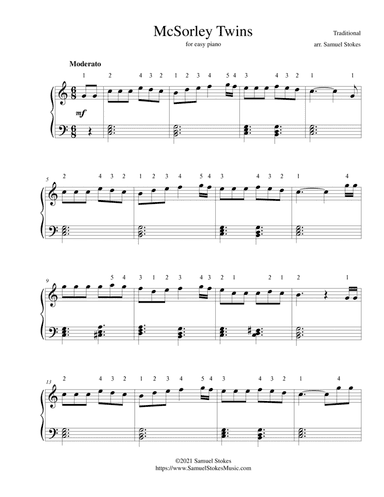McSorley Twins - for easy piano