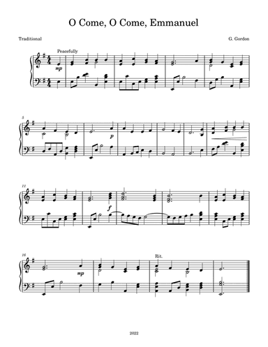 O Come, O Come, Emmanuel
