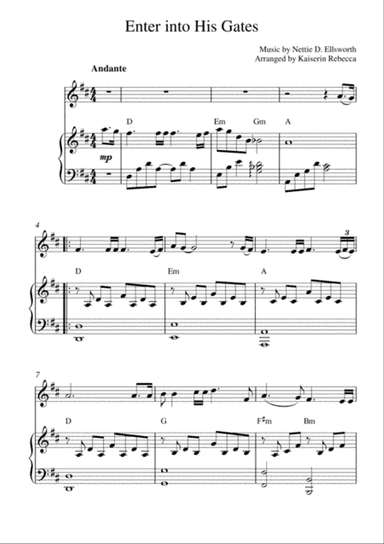 Enter into His Gates