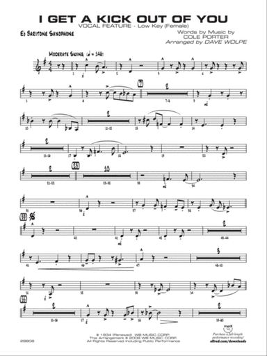 I Get a Kick Out of You: E-flat Baritone Saxophone