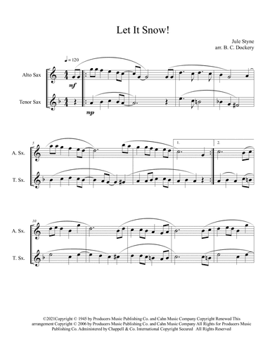 Let It Snow! Let It Snow! Let It Snow!