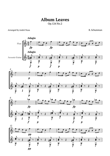 Album Leaves Op.124 No.2
