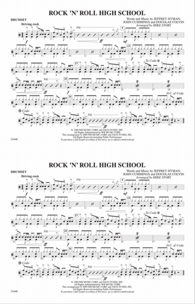 Rock 'N' Roll High School: Drumset