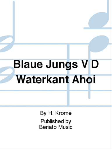Blaue Jungs V D Waterkant Ahoi