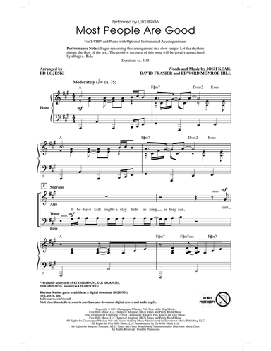Most People Are Good (arr. Ed Lojeski)