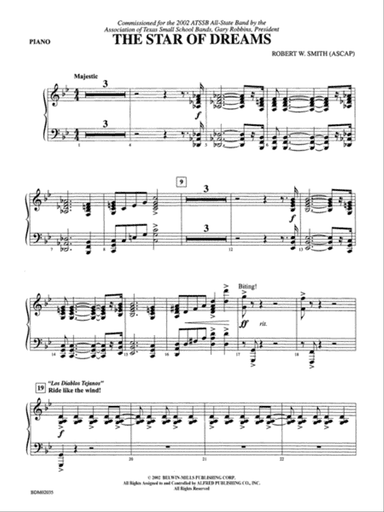 The Star of Dreams: Piano Accompaniment