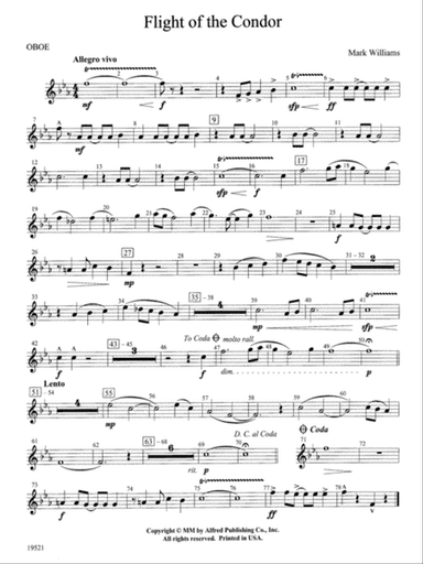Flight of the Condor: Oboe