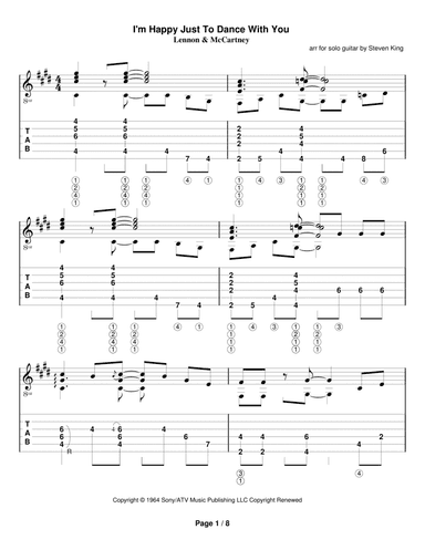 I'm Happy Just To Dance With You