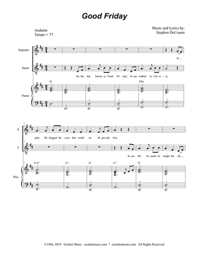 Good Friday (Duet for Soprano and Tenor Solo)