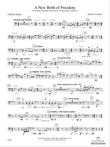 A New Birth of Freedom: (wp) String Bass