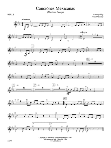 Canciónes Mexicanas: Bells