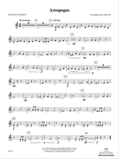 Areopogus: B-flat Bass Clarinet