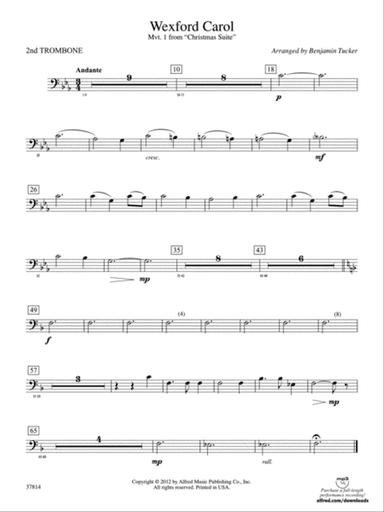 Wexford Carol: 2nd Trombone