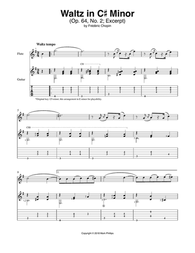 Waltz in C-sharp Minor (Op. 64, No. 2)