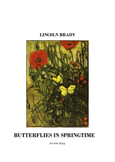 BUTTERFLIES IN SPRINGTIME - Solo Harp