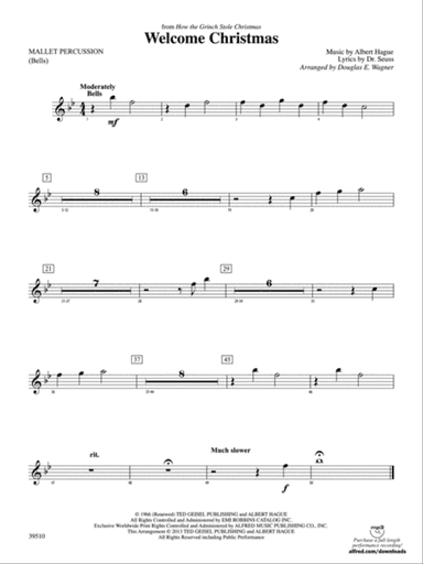 Welcome Christmas (from How the Grinch Stole Christmas): Mallets
