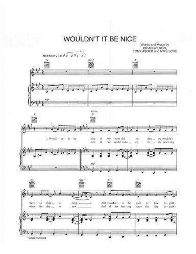 Wouldn't It Be Nice
