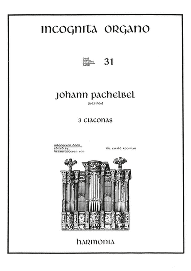 Incognita Organo 31 - 3 Ciaconas