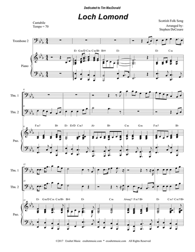 Loch Lomond (Trombone Duet)