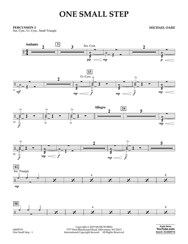One Small Step - Percussion 2