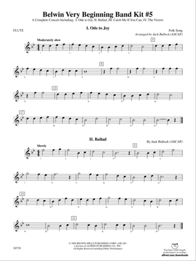 Belwin Very Beginning Band Kit #5: Flute