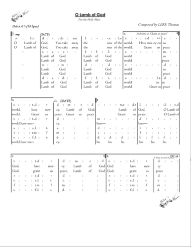 Lamb of God, 'have mercy on us'