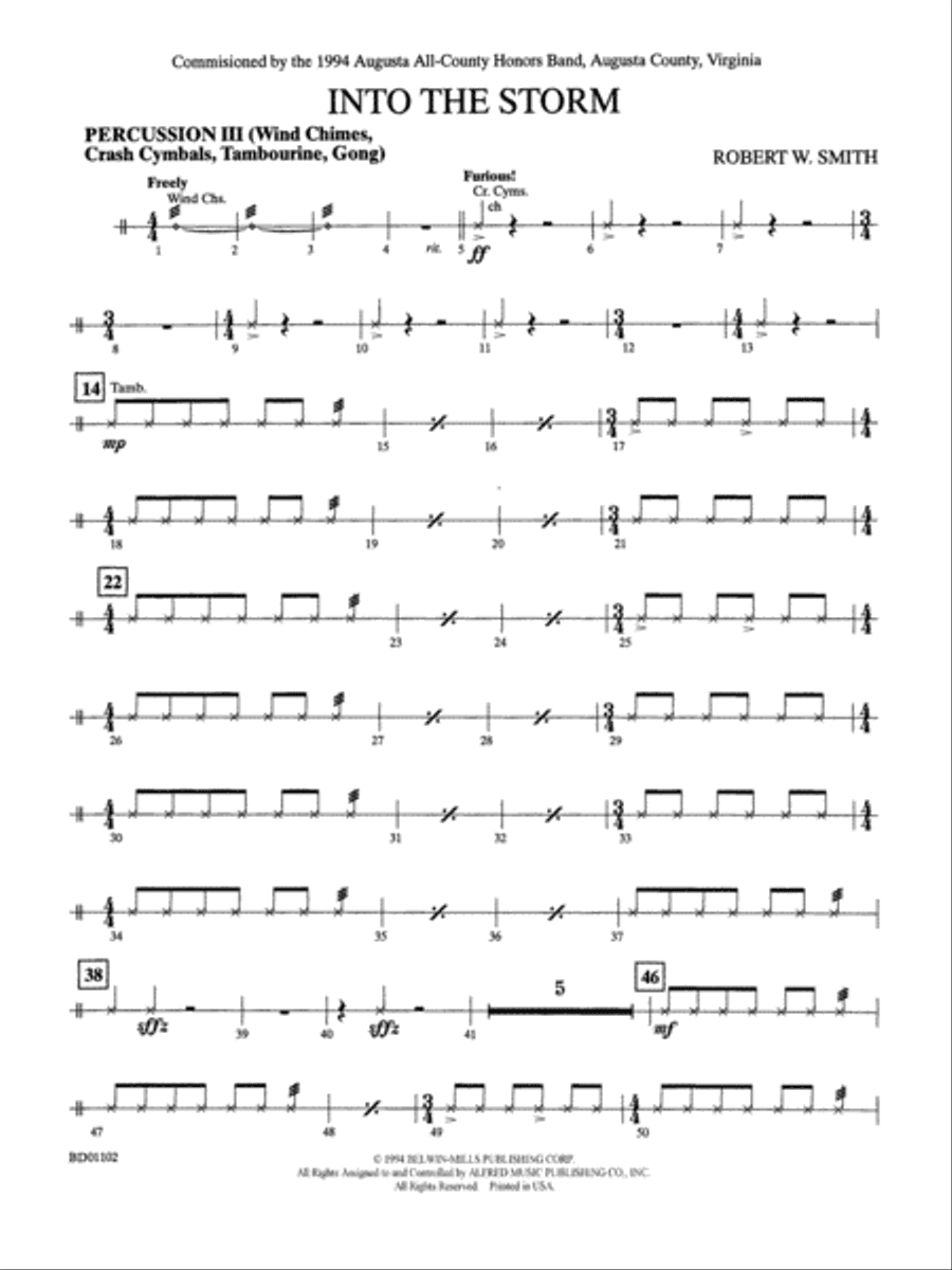 Into the Storm: 3rd Percussion