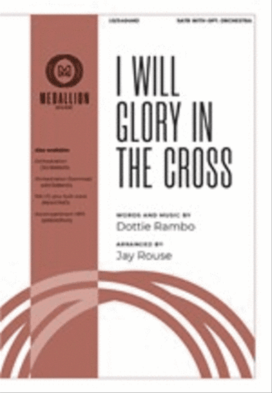 I Will Glory in the Cross