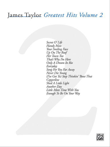 James Taylor -- Greatest Hits, Volume 2